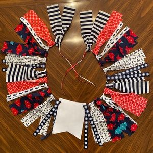 Personalized Nautical First Birthday Banner